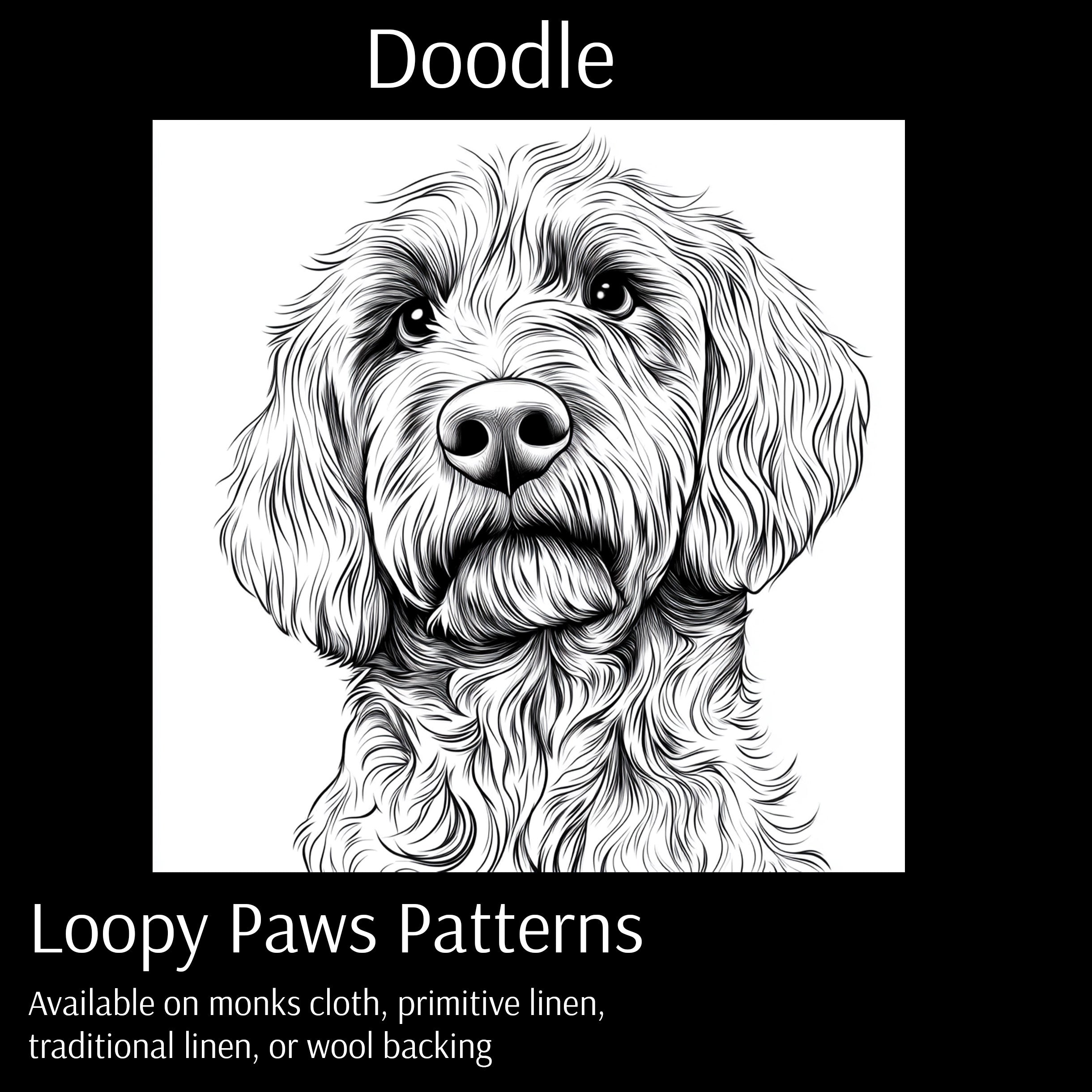 Doodle - Loopy Paws Pattern